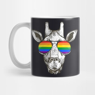 Gay Pride Flag Sunglasses Lgbtq Rainbow Flag Lgbt Mug